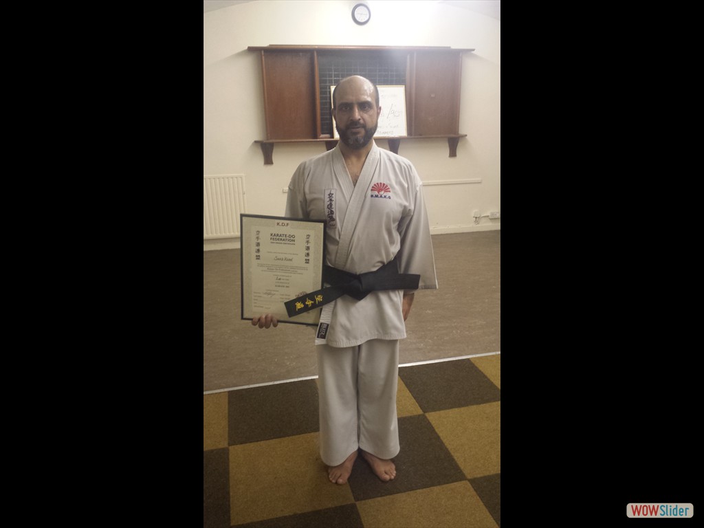 Saad achieves 1st Dan